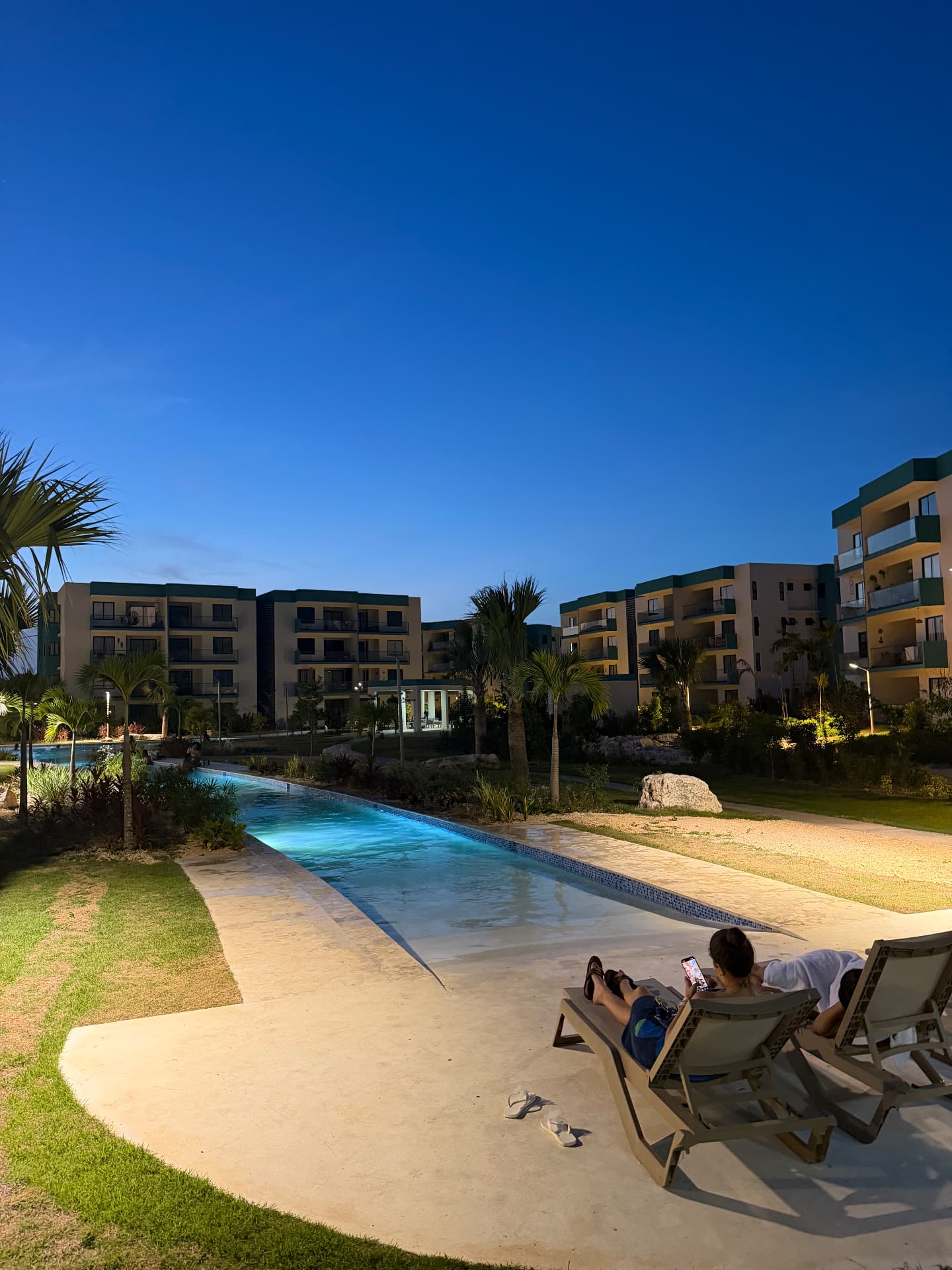 Leżaki przy basenie — Serena Village, Punta Cana