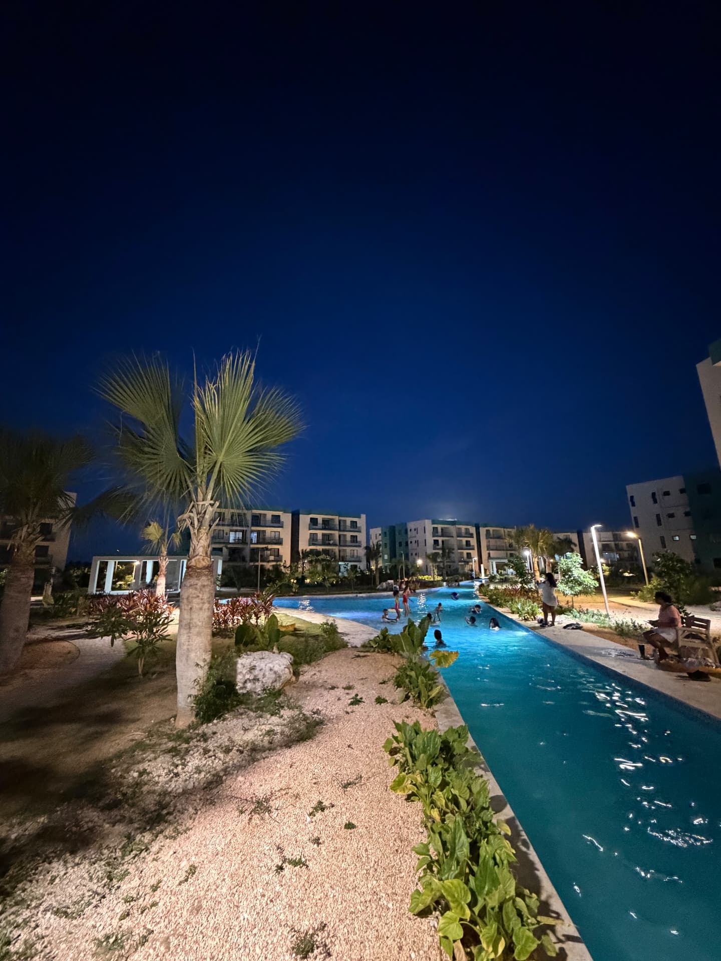 Wieczorna kąpiel — Serena Village, Punta Cana